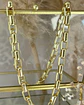 Collar Moneda Francesa Eslabones rectangulares gold - Miniatura 5