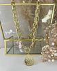 Collar Moneda Francesa Eslabones rectangulares gold - Miniatura 7