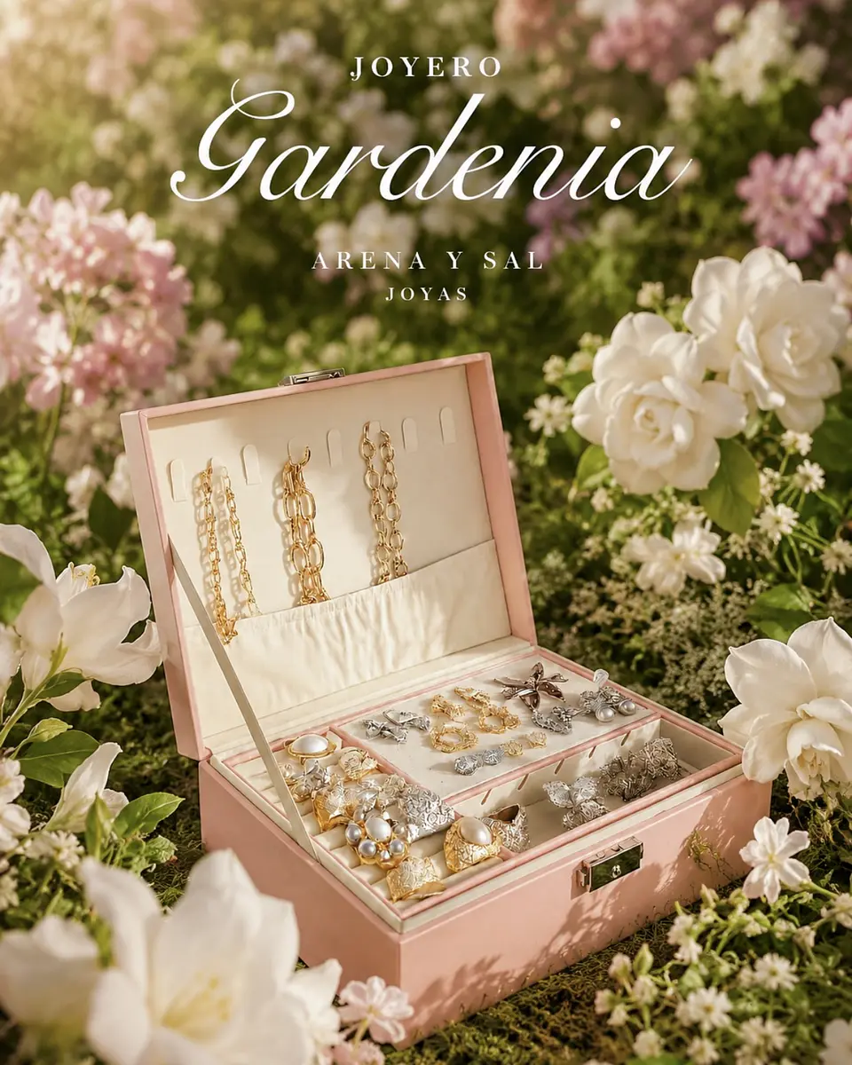 Maxi Joyero Gardenia by Arena y Sal 🌸🐚 6