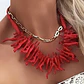 Maxi Collar Coral Red 🪸✨❤️ - Miniatura 5