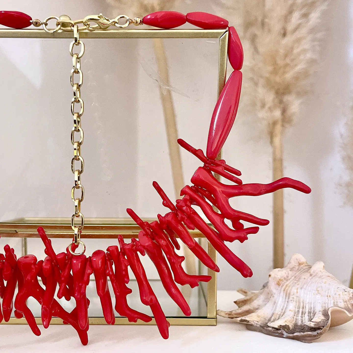Maxi Collar Coral Red 🪸✨❤️ 7