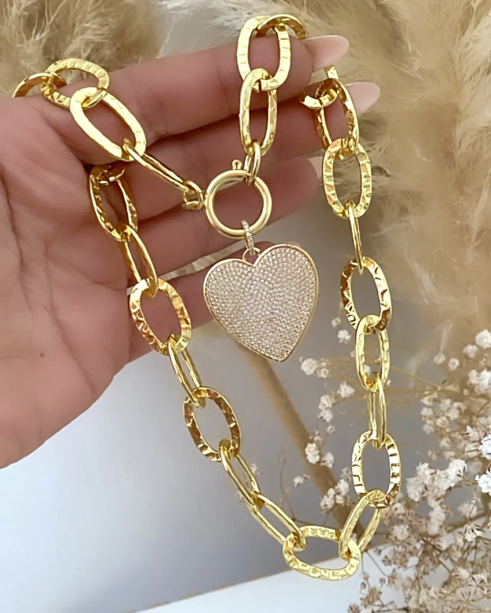 Collar Cuore Mio full circones Gold 5