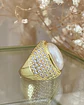 Maxi Anillo Versailles Perla y Circones gold - Miniatura 4