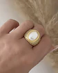 Maxi Anillo Versailles Perla y Circones gold - Miniatura 3