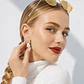 Aros Luxury Perla Aspen Circones Gold - Miniatura 4