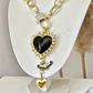 Collar Maxi Corazon Luxury Black & Gold - Miniatura 4