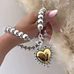 Collar Maxi Corazón Sagrado Silver & Gold  - Miniatura 2