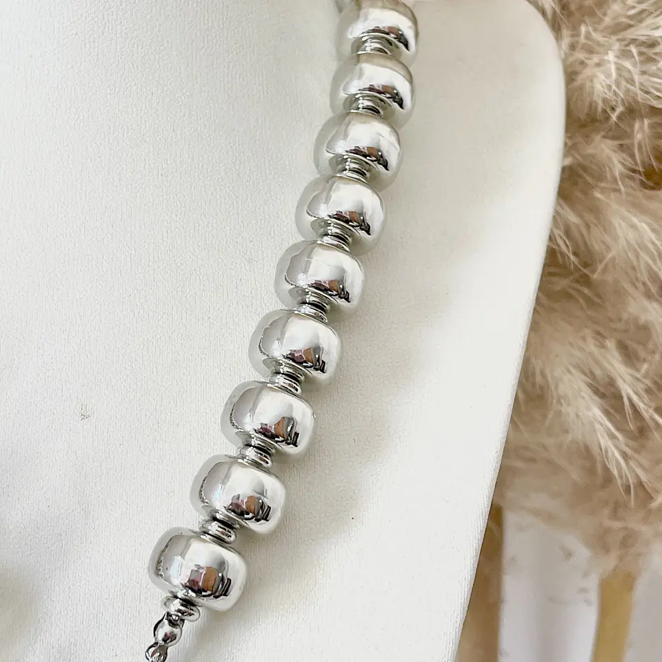 Collar Maxi Corazón Sagrado Silver & Gold  5