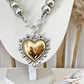 Collar Maxi Corazón Sagrado Silver & Gold  - Miniatura 6