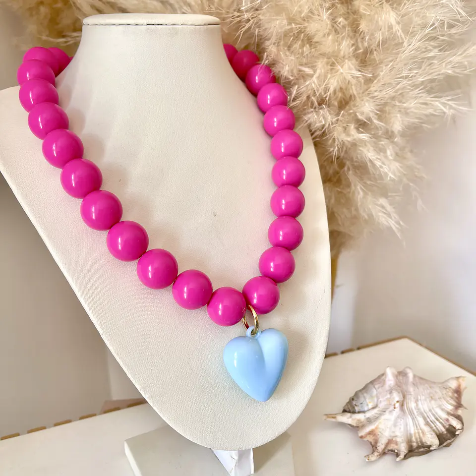 Collar Fucsia Sky Blue 🩵💕✨ 3