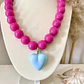 Collar Fucsia Sky Blue 🩵💕✨ - Miniatura 2