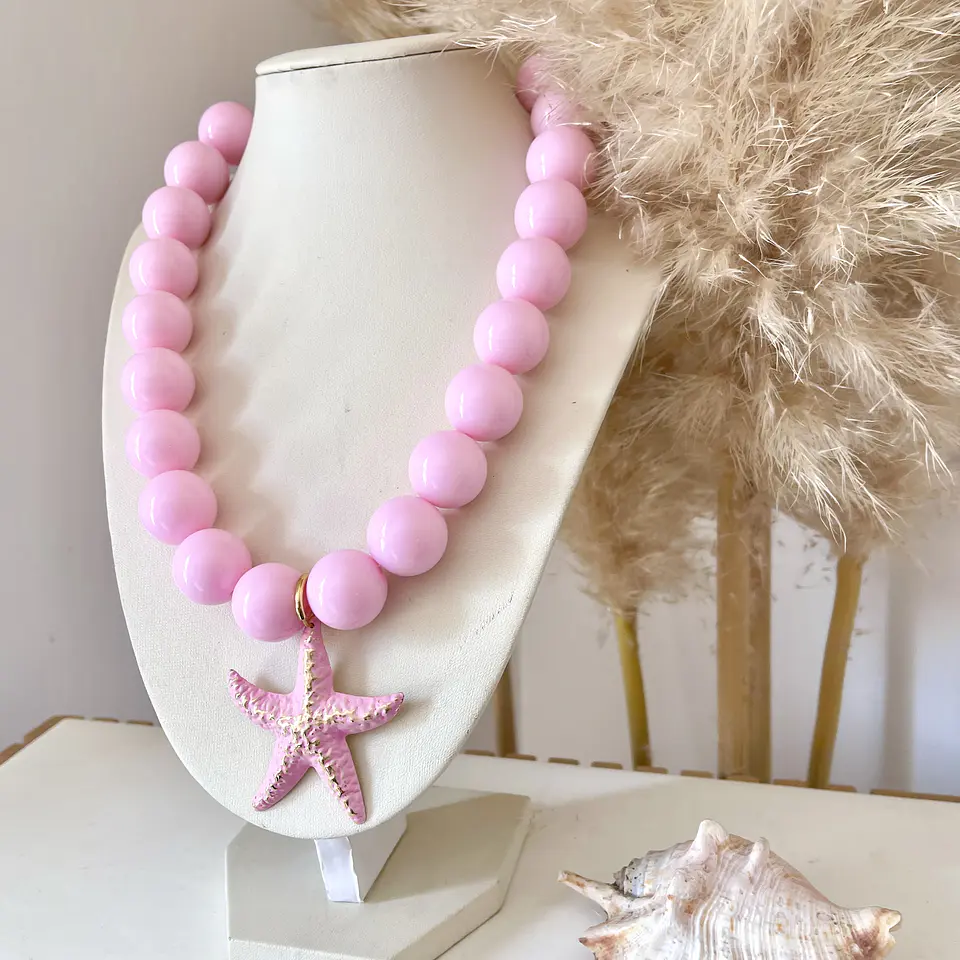 Collar Baby Pink Starfish ✨💕💞 3