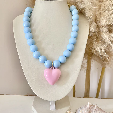 Collar Skyblue Pink 🩵🌸🌸