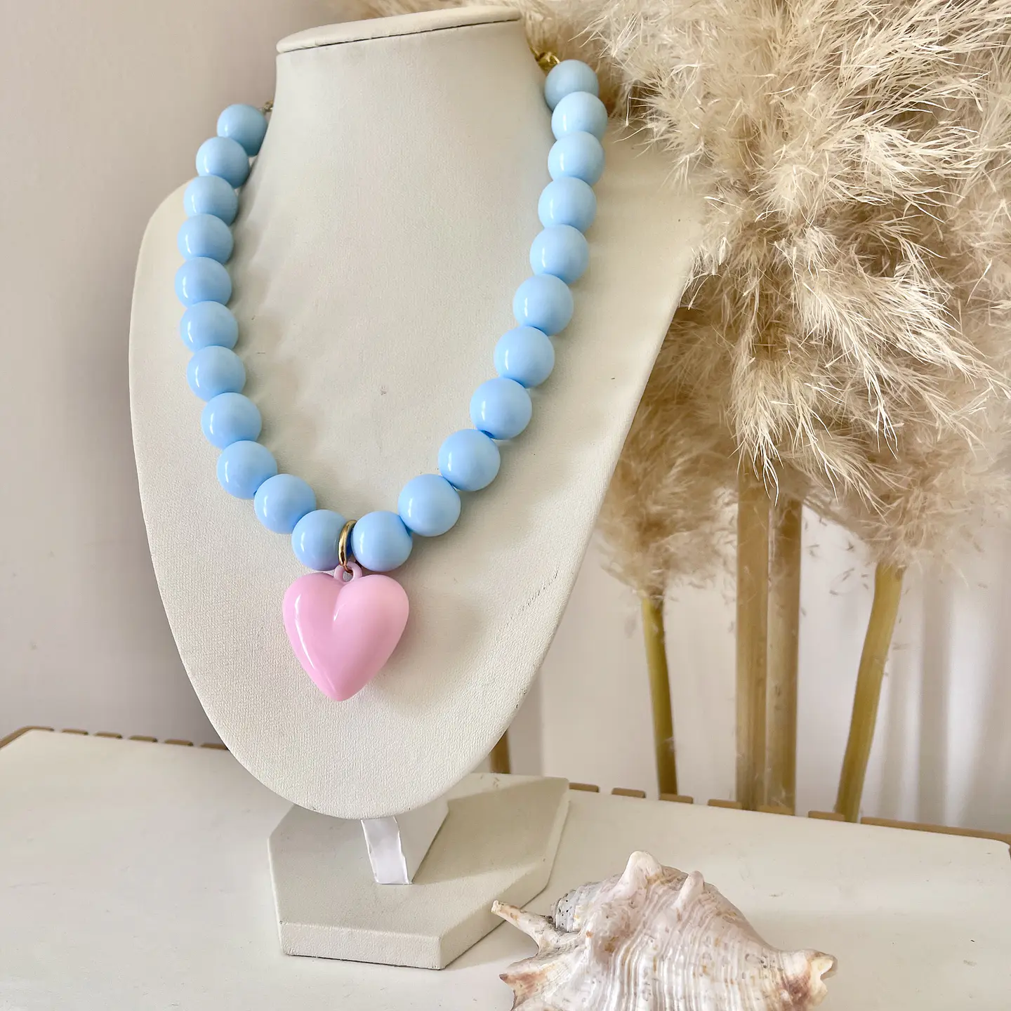 Collar Skyblue Pink 🩵🌸🌸 3