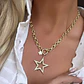 Collar Maxi Estrella Circones Silueta Gold - Miniatura 6