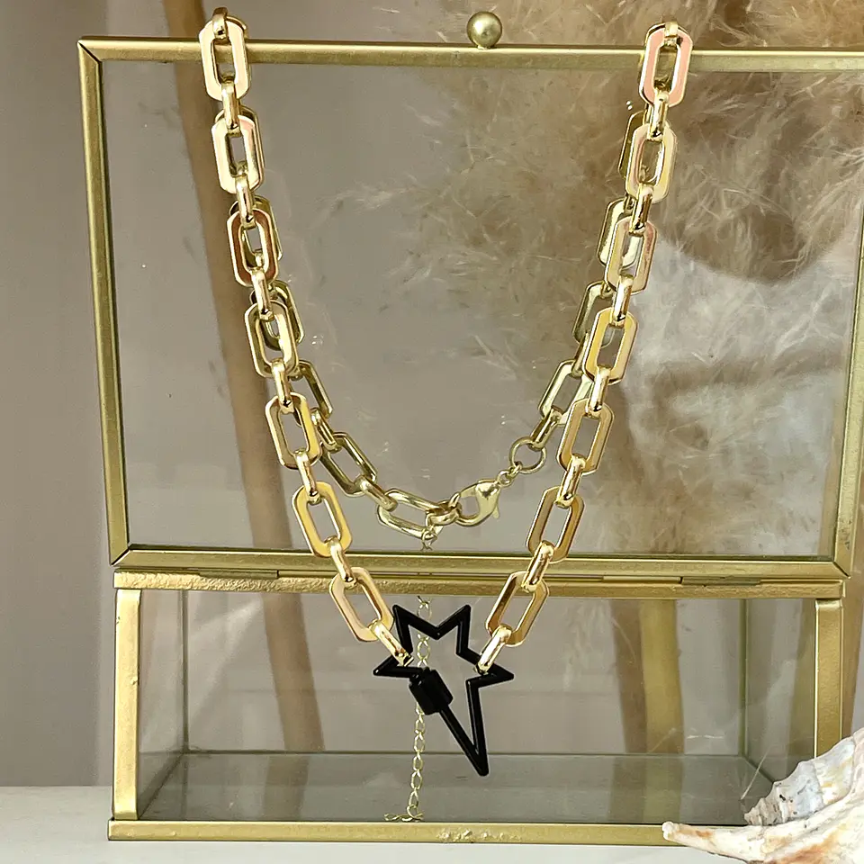 Collar Choker Estrella Black 2