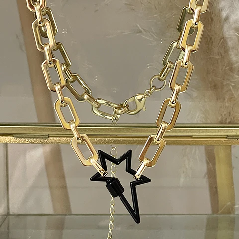 Collar Choker Estrella Black