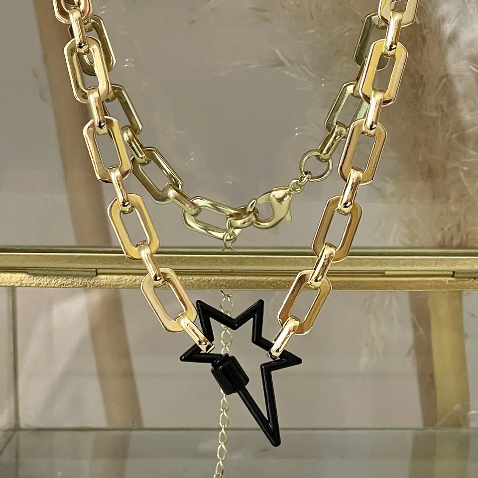 Collar Choker Estrella Black 1