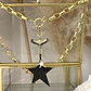 Collar Maxi Estrella Rockera Black multidije gold  - Miniatura 2