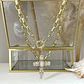 Collar Maxi Cruz Cristales Gold - Miniatura 5