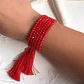 Brazalete Boho Chic Miyuki Red❤️ - Miniatura 2