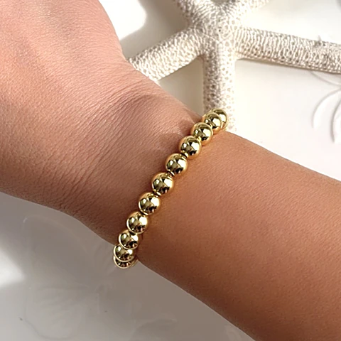 Pulsera Maxi balines Gold