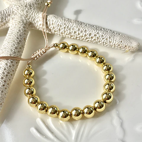 Pulsera Maxi balines Gold