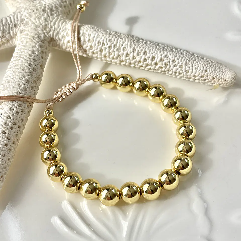 Pulsera Maxi balines Gold 1