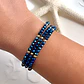 Pulsera Triple Cristales Azules Gold 💙 - Miniatura 6