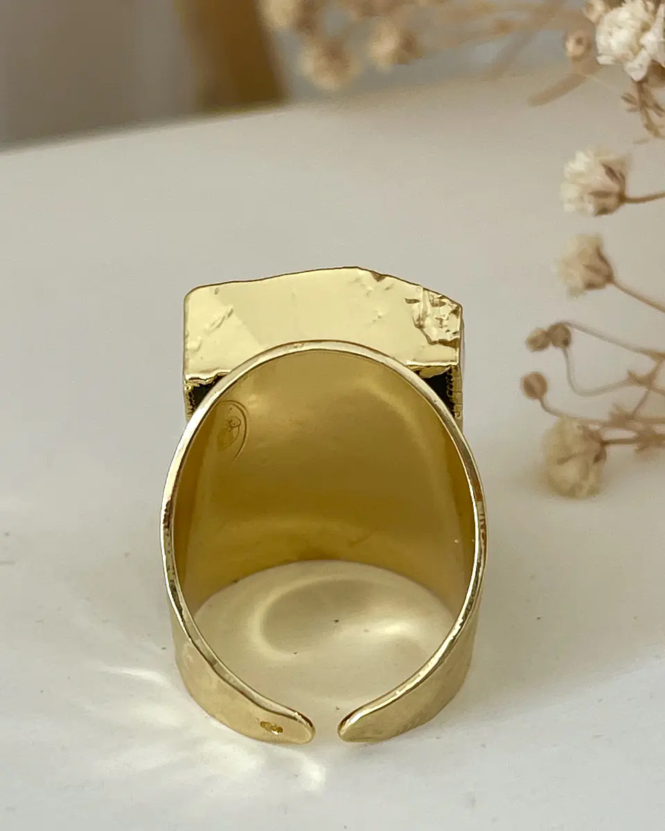Anillo Maxi Turmalina Negra  4