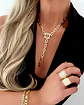 Collar Infinito Lariat Gold - Miniatura 3