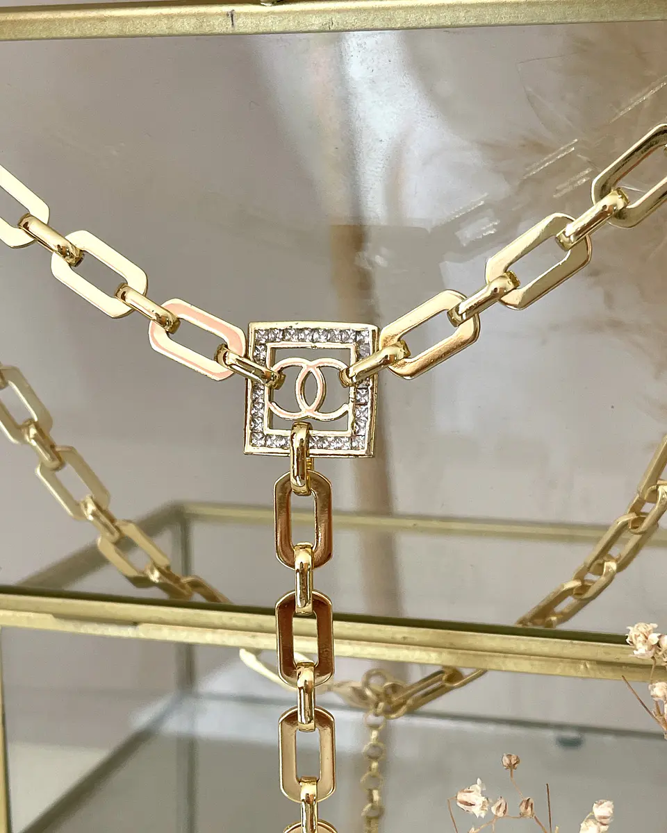 Collar Infinito Lariat Gold 7