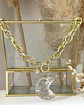 Collar XL Maxi Luna Cuarzo Maxi Eslabones gold - Miniatura 6