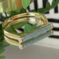 Brazalete Circones Turquesa Gold - Miniatura 6