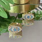 Maxi anillo Ojo Turco Turquesa Gold Circones   - Miniatura 1