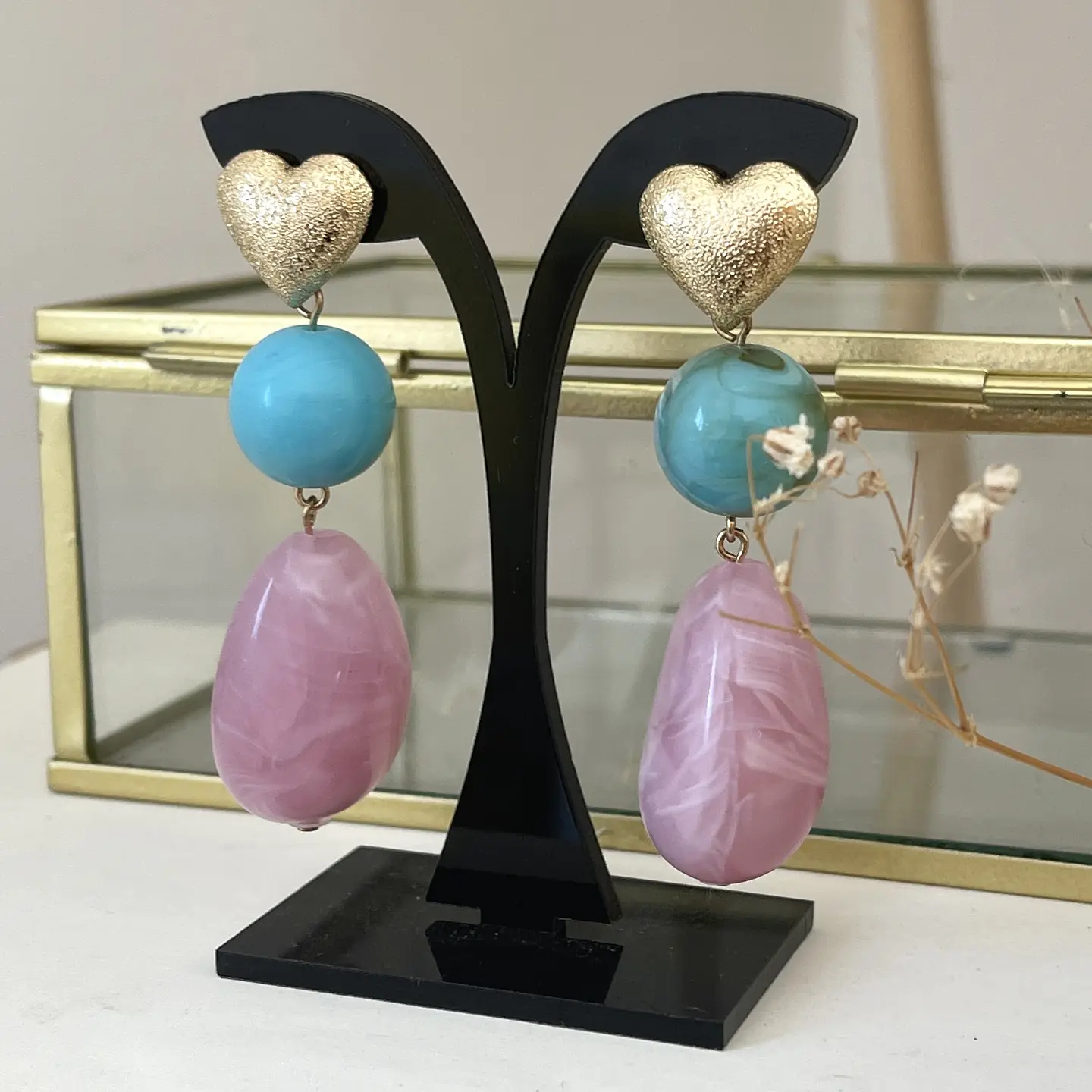 Maxi Aros Corazon Pink Blue 1