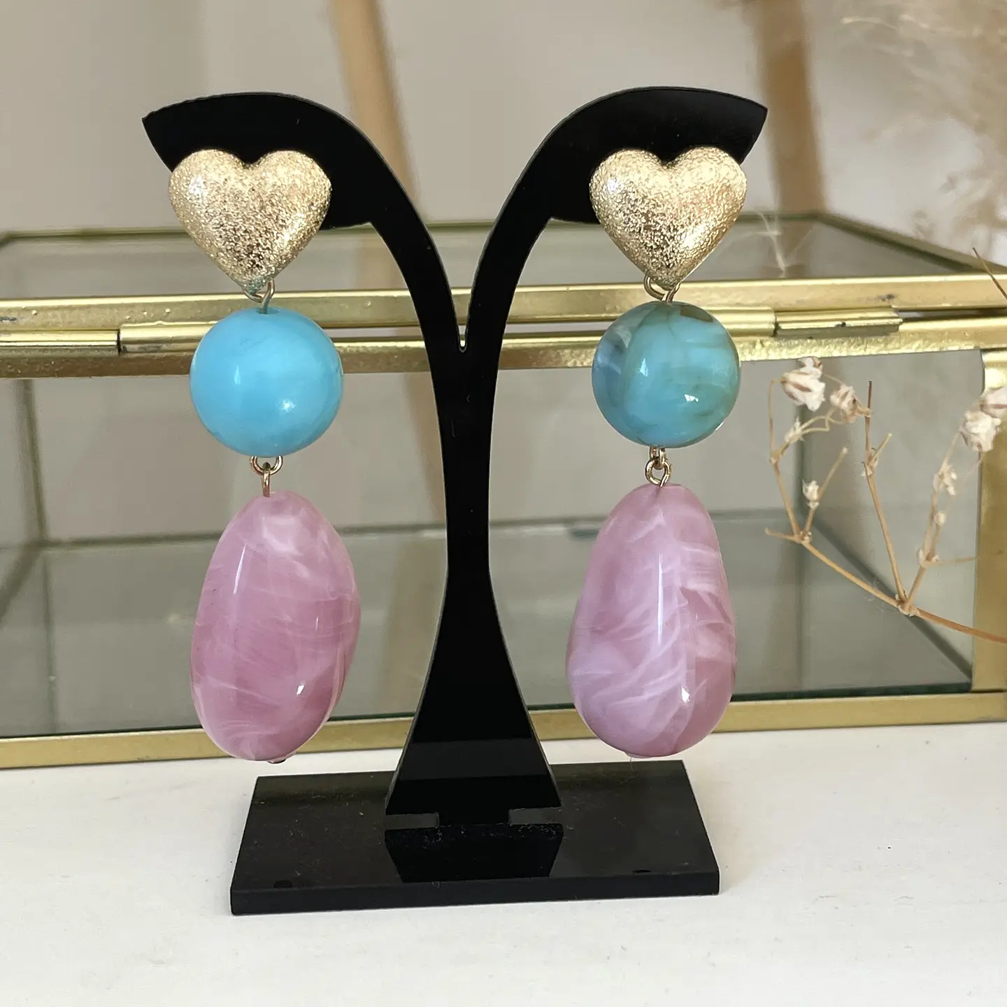 Maxi Aros Corazon Pink Blue 3