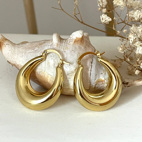 Argollas Bote Gold