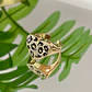 Anillo Corazón Print Leo Gold - Miniatura 3