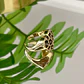 Anillo Corazón Print Leo Gold - Miniatura 4