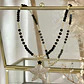 Collar Estrella Circones balines y cristales facetados black - Miniatura 5
