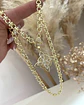 Collar Nudo de Bruja eslabones mixtos Gold - Miniatura 2