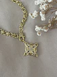 Collar Nudo de Bruja eslabones mixtos Gold - Miniatura 5