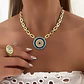Collar Medallón Ojo Turco Circones Gold - Miniatura 6