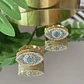 Maxi anillo Ojo Turco Turquesa Gold Circones   - Miniatura 1