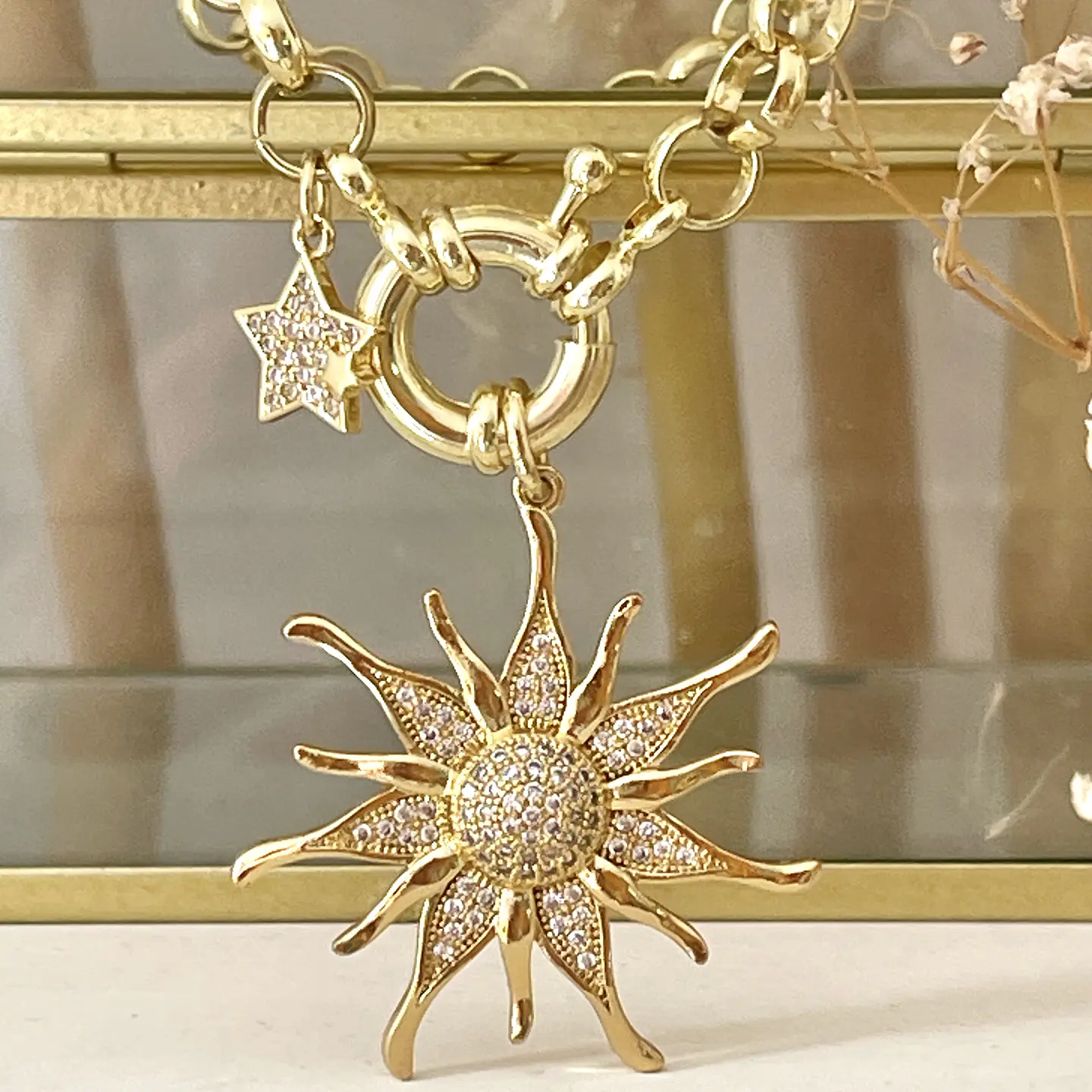 Collar Soleil Circones Gold  2