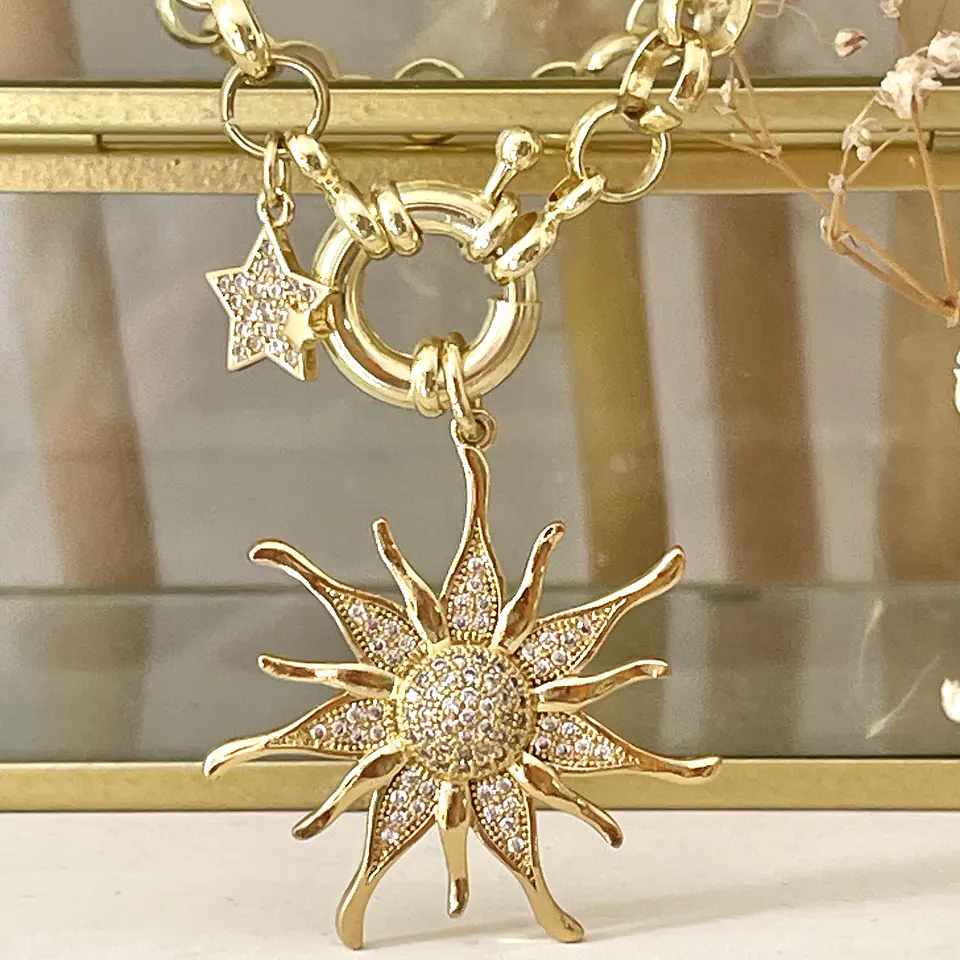 Collar Soleil Circones Gold  2