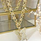 Collar Mariposa Full Circones eslabones mixtos gold - Miniatura 5