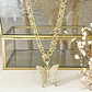 Collar Mariposa Full Circones eslabones mixtos gold - Miniatura 6