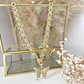 Collar Mariposa Full Circones eslabones mixtos gold - Miniatura 4
